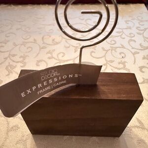 NEW Studio Decor EXPRESSIONS Photo Frame Block
